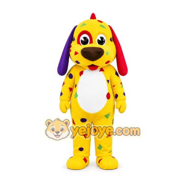 Yellow Dog Puppy Mascot Costume Yellow Dog Puppy Mascot Costume