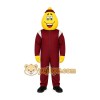 Yellow Drop Dots Mascot Costume Yellow Drop Dots Mascot Costume