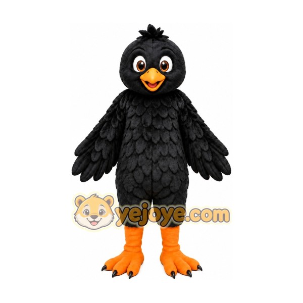 Black Bird Mascot Costume