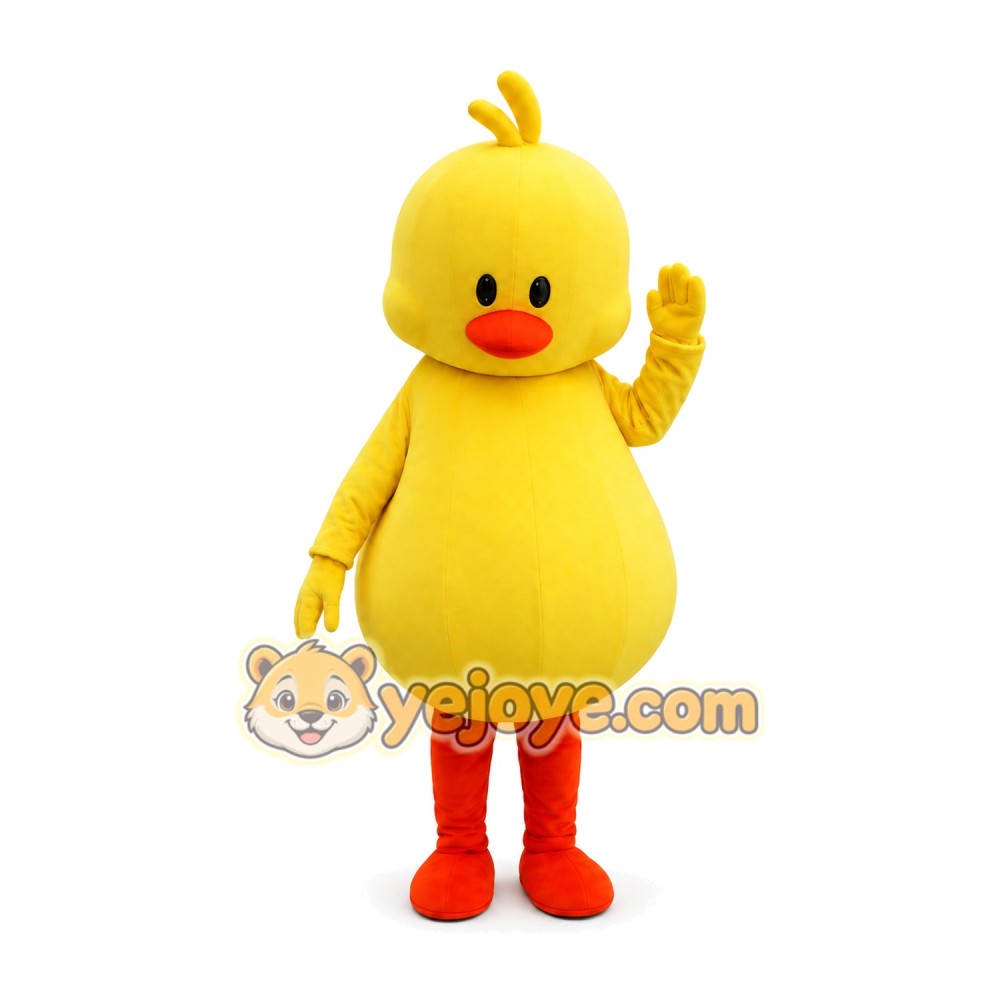 Yellow Duck Mascot Coutume