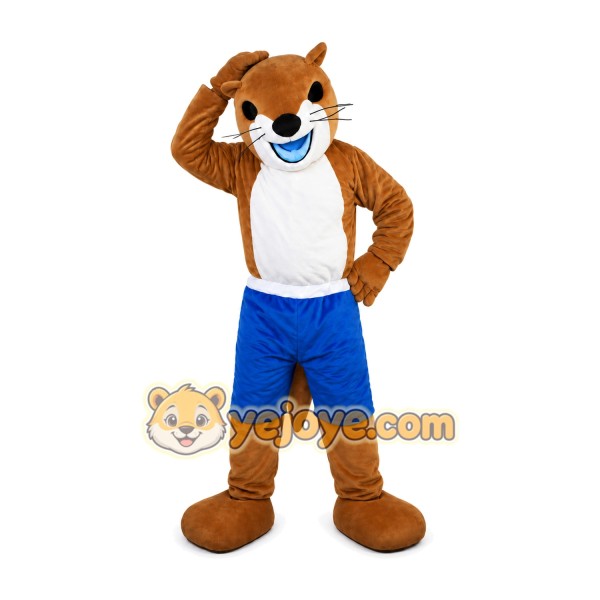 Yellow Ferret Skunk Mascot Costume for Adult Yellow Ferret Skunk Mascot Costume for Adult