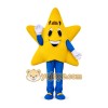 Yellow Five-Pointed Star Mascot Costume for Adult
