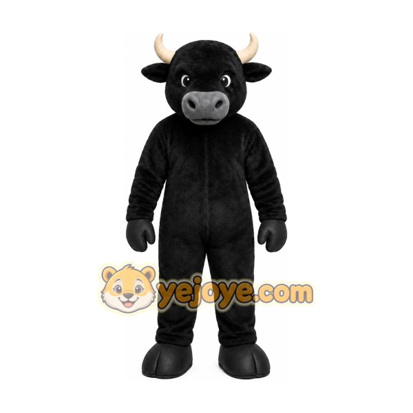 Black Bull Mascot Costume