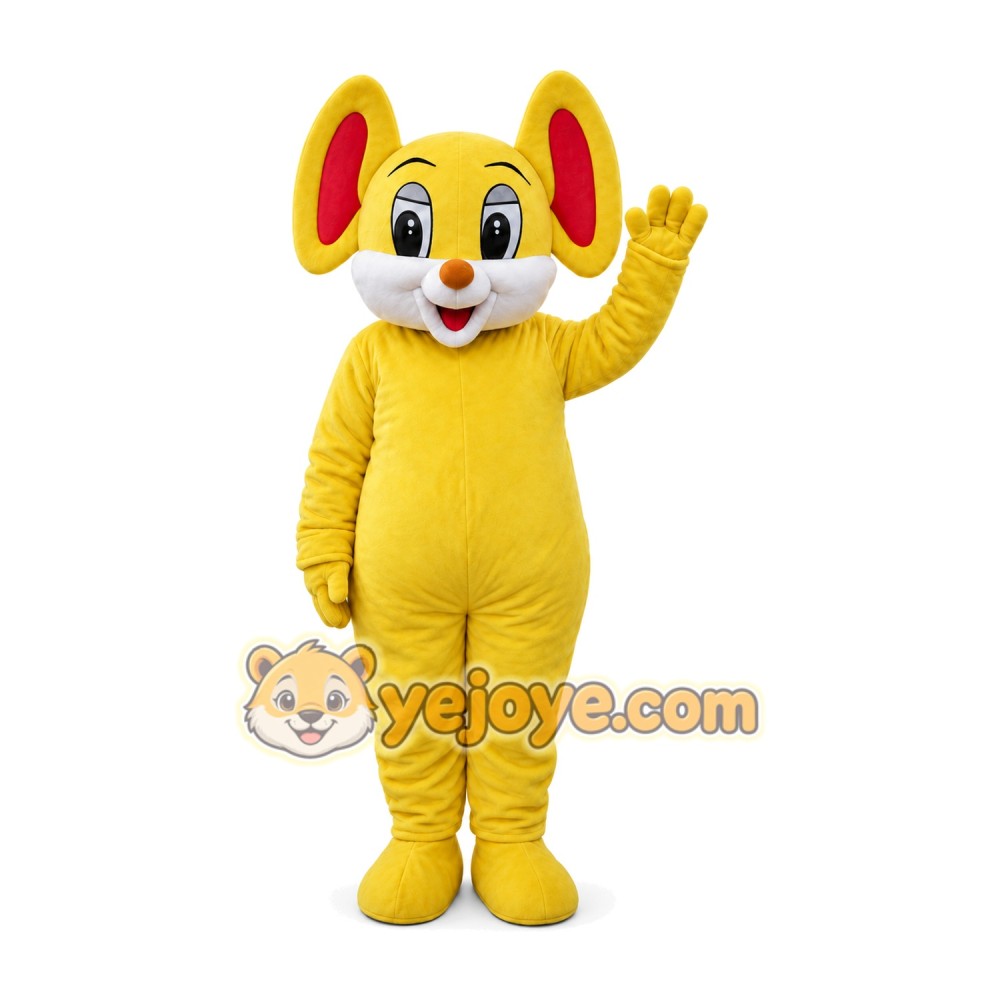 Yellow Mouse Mascot Costume Cartoon Character Cosplay Yellow Mouse Mascot Costume Cartoon Character Cosplay