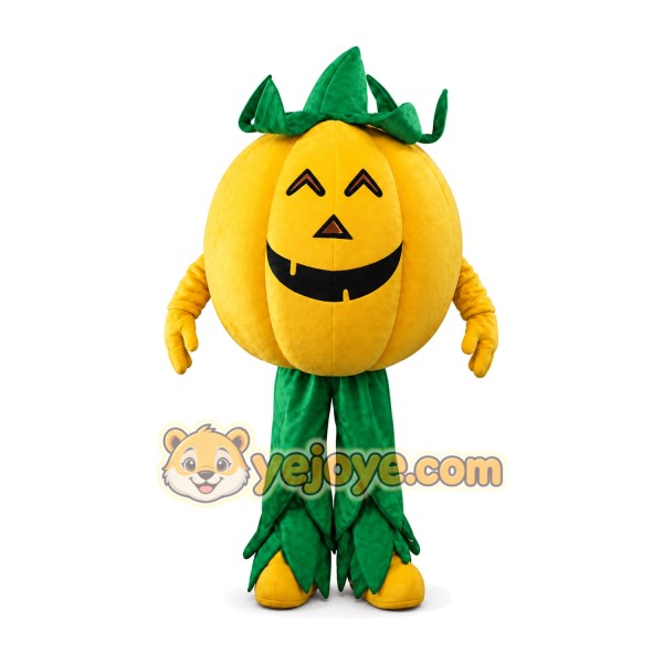 Yellow Pumpkin Mascot Costume