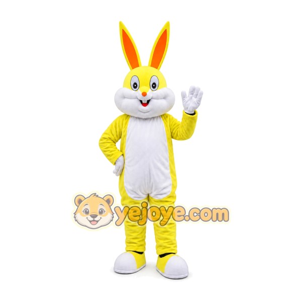 Yellow Rabbit Bunny Mascot Costume