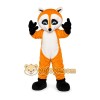 Yellow Raccoon Mascot Costume Yellow Raccoon Mascot Costume