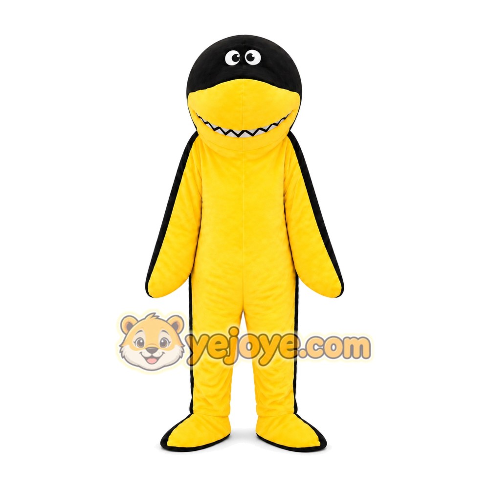 Yellow Shark Costume Wafer Shark Mascot Costume Yellow Shark Costume Wafer Shark Mascot Costume