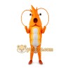 Yellow Shrimp Mascot Costume Yellow Shrimp Mascot Costume
