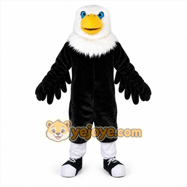 Black Eagle Mascot Costume for Adult