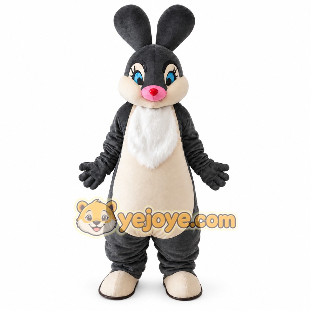 Black Easter Bunny Rabbit Mascot Costume