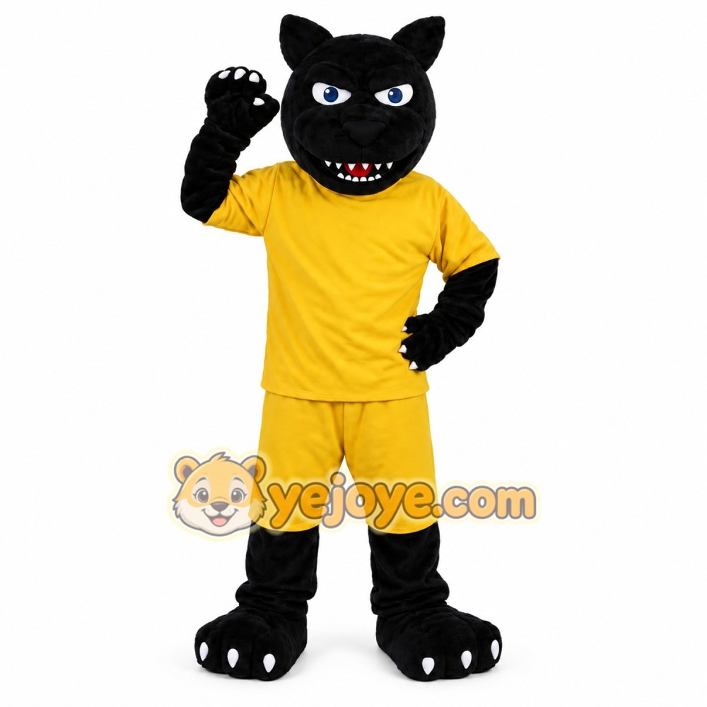 Black Leopard _ Panther Mascot Costume for Adult Black Leopard _ Panther Mascot Costume for Adult