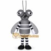 Black Mosquito Mascot Costume Black Mosquito Mascot Costume