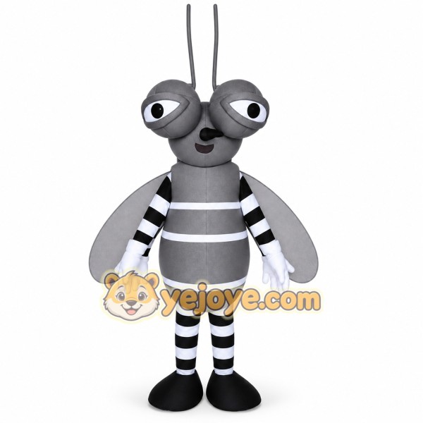 Black Mosquito Mascot Costume