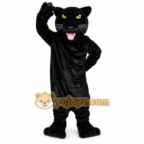 Black Panther Leopard Jaguar Cougar Mascot Costume