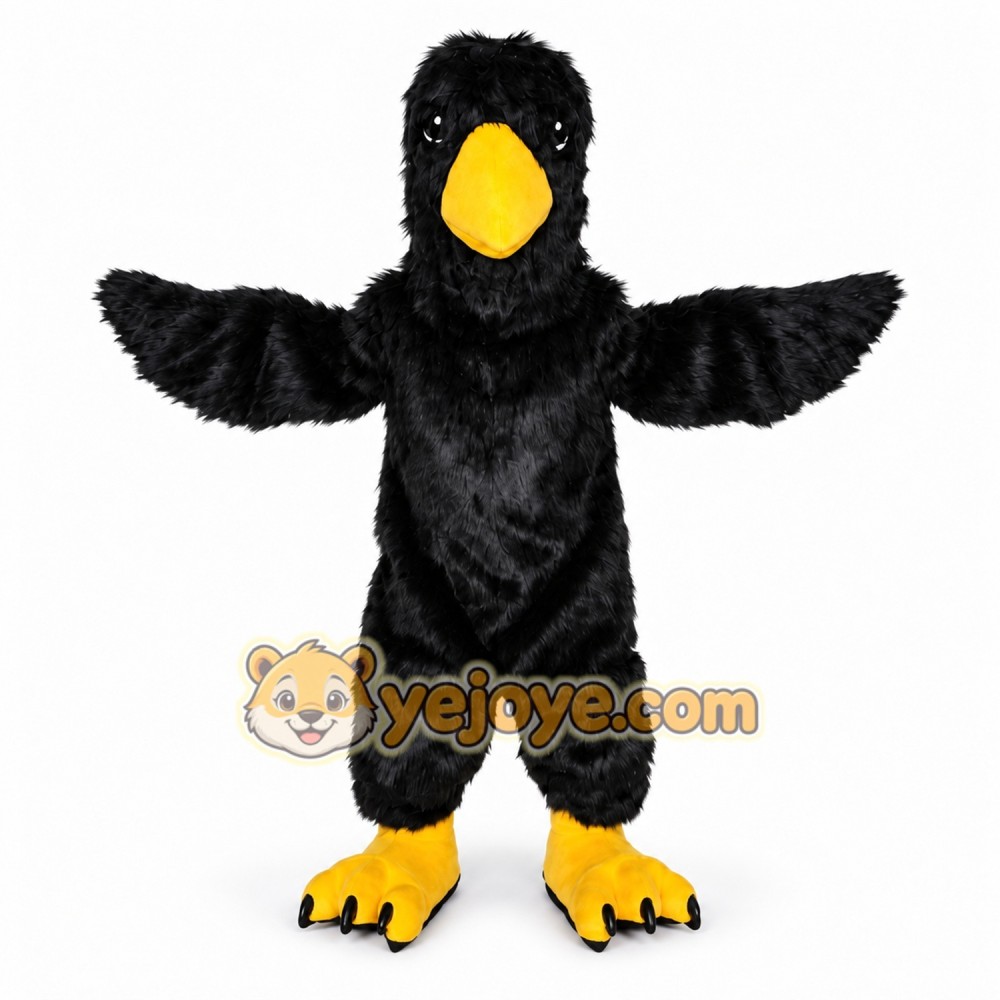 Black Raven Mascot Crow Mascot Costume Anime Cosplay Black Raven Mascot Crow Mascot Costume Anime Cosplay
