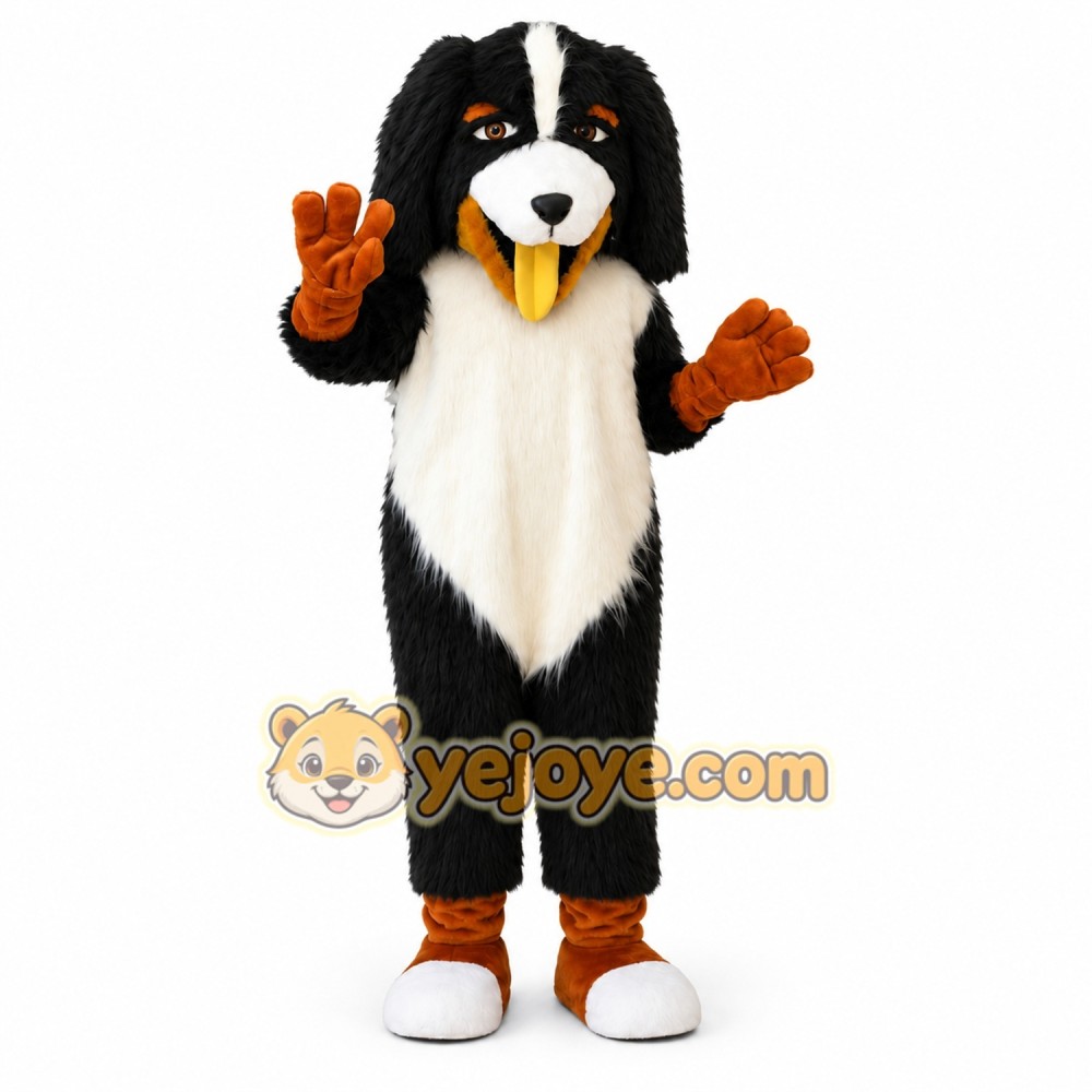 Black White Dog Mascot Costumes