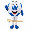 Blue And White Football Mascot Costume for Adult Blue And White Football Mascot Costume for Adult