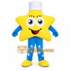 Blue Arms And Pants Yellow Star Mascot Costume