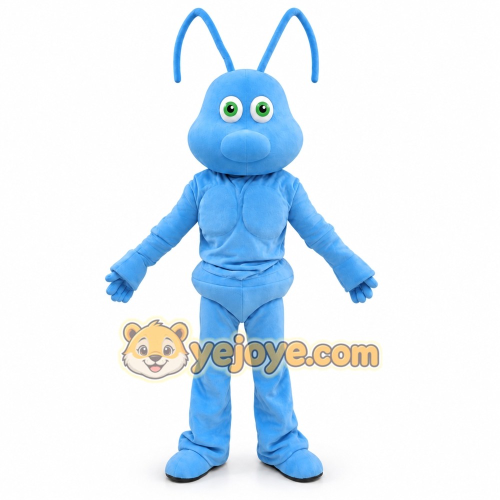 Blue Cartoon Ants Animal Mascot Costume