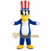 Blue Crow Mascot Costumes Mr Crow Cartoon