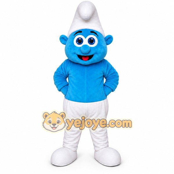 Blue Elf Boy Mascot Costume