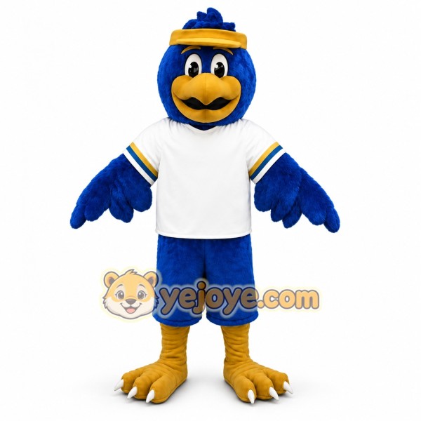 Blue Falcon Mascot Costume