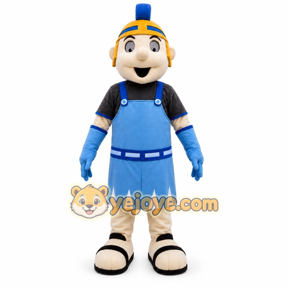 Blue Knight Mascot Spartan Trojan Mascot Costume Blue Knight Mascot Spartan Trojan Mascot Costume