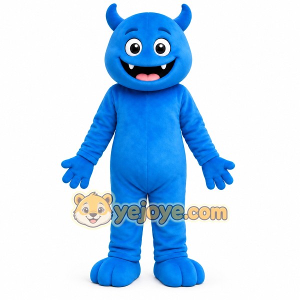 Blue Monster Mascot Costume