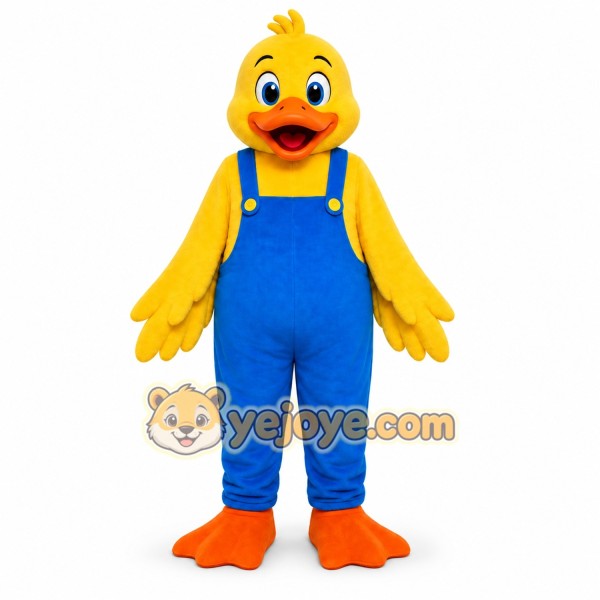 Blue Pants Duck Mascot Costume