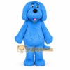 Blue Plush Dog Mascot Costume