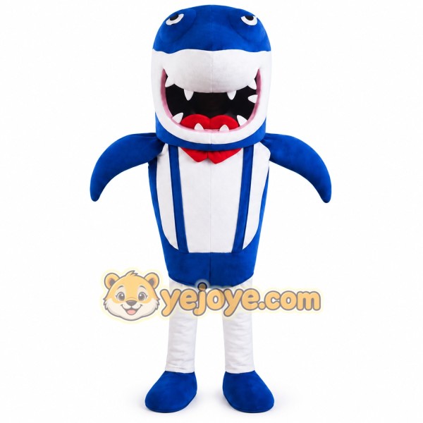Blue Shark Mascot Costume
