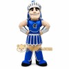 Blue Spartan Trojan Knight Mascot Costume Blue Spartan Trojan Knight Mascot Costume