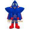 Blue Star Mascot Costume Blue Star Mascot Costume