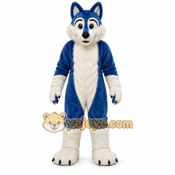 Blue Wolf _ Dog _ Husky Mascot Costume