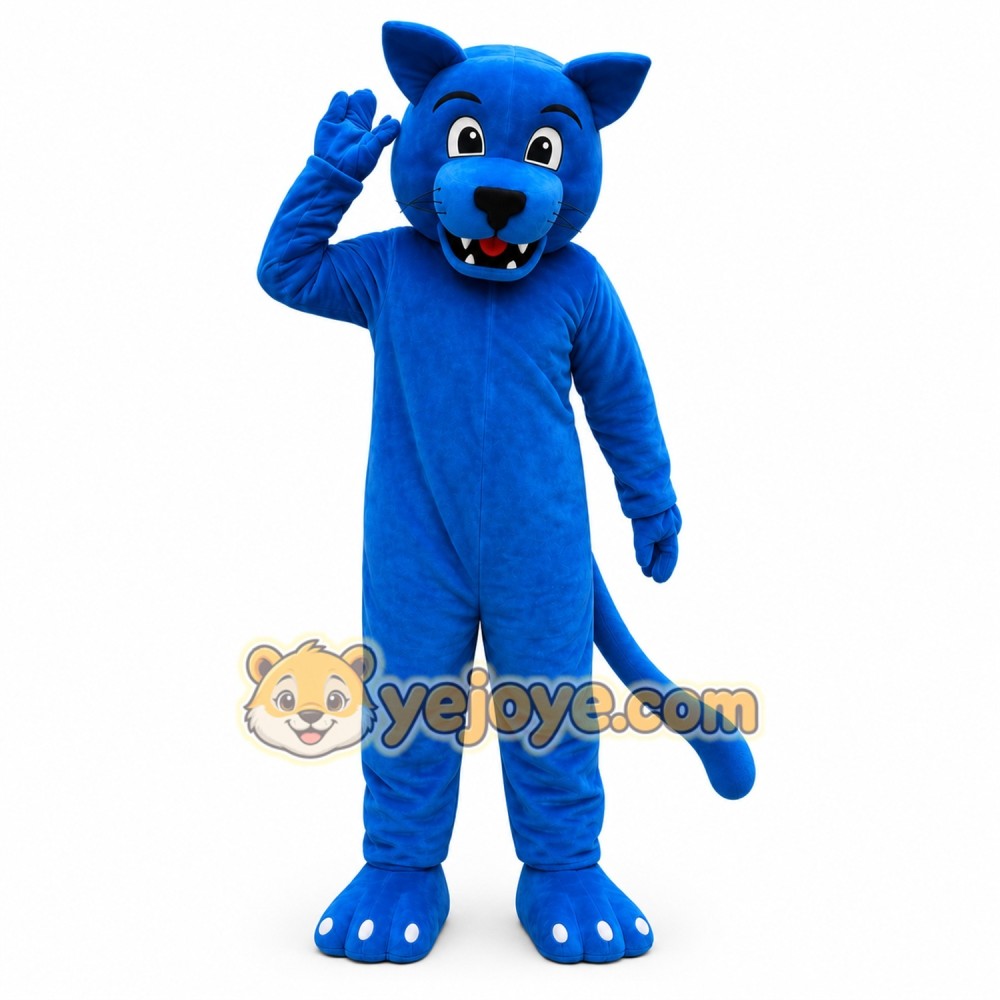 Blue Wolf Leopard Mascot Costume for Adult Blue Wolf Leopard Mascot Costume for Adult