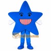 Blue_red five-pointed star Mascot Costume Blue_red five-pointed star Mascot Costume