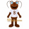 Brown Ant Mascot Costume Cartoon Ant
