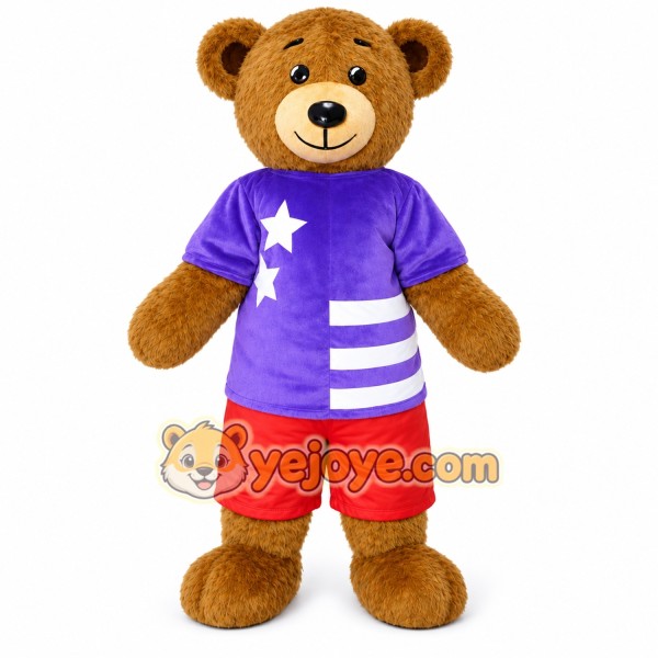 Brown Bear Adult Animal Mascot Costume