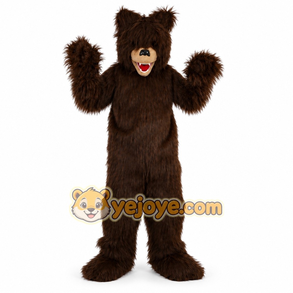 Brown Bear Mascot Costume for Adult
