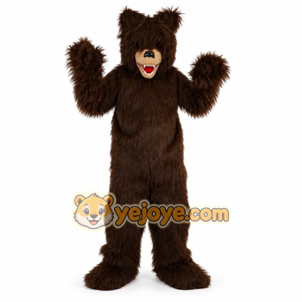 Brown Bear Mascot Costume for Adult