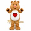 Brown Bear Mascot Costumes with Love Heart Brown Bear Mascot Costumes with Love Heart