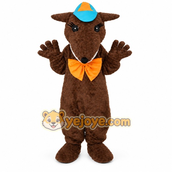 Brown Beast Mascot Costume