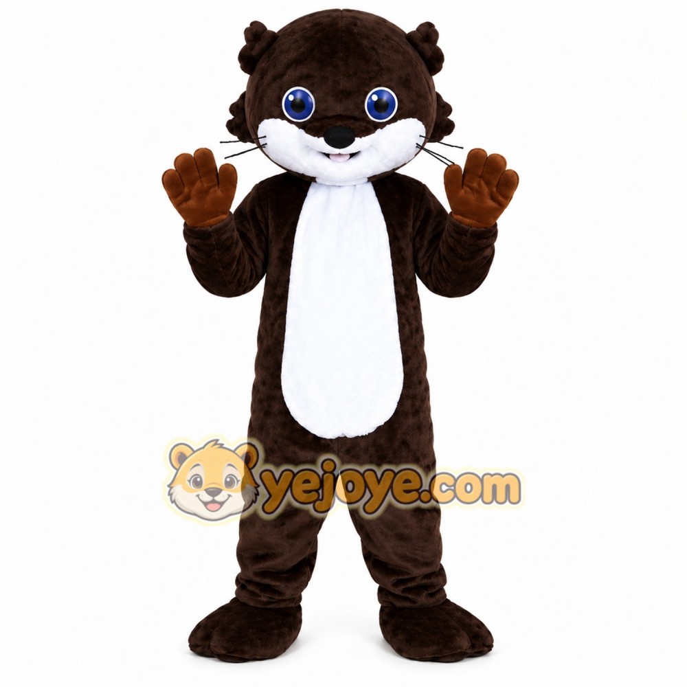 Brown Beaver Mascot Costume for Adult Brown Beaver Mascot Costume for Adult