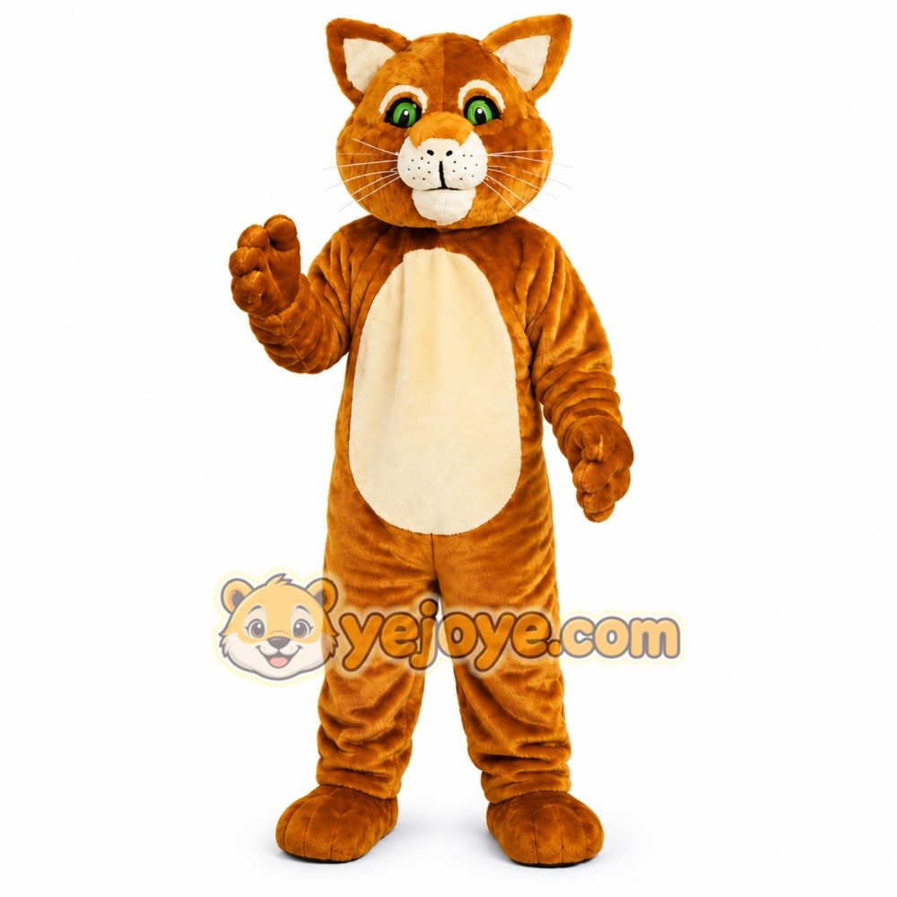 Brown Cat Mascot Costume for Adult Brown Cat Mascot Costume for Adult
