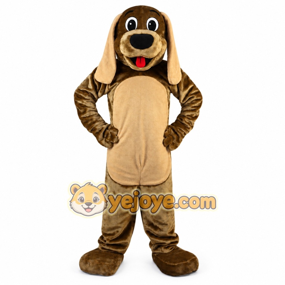 Brown Dog Mascot Costume for Adult Brown Dog Mascot Costume for Adult