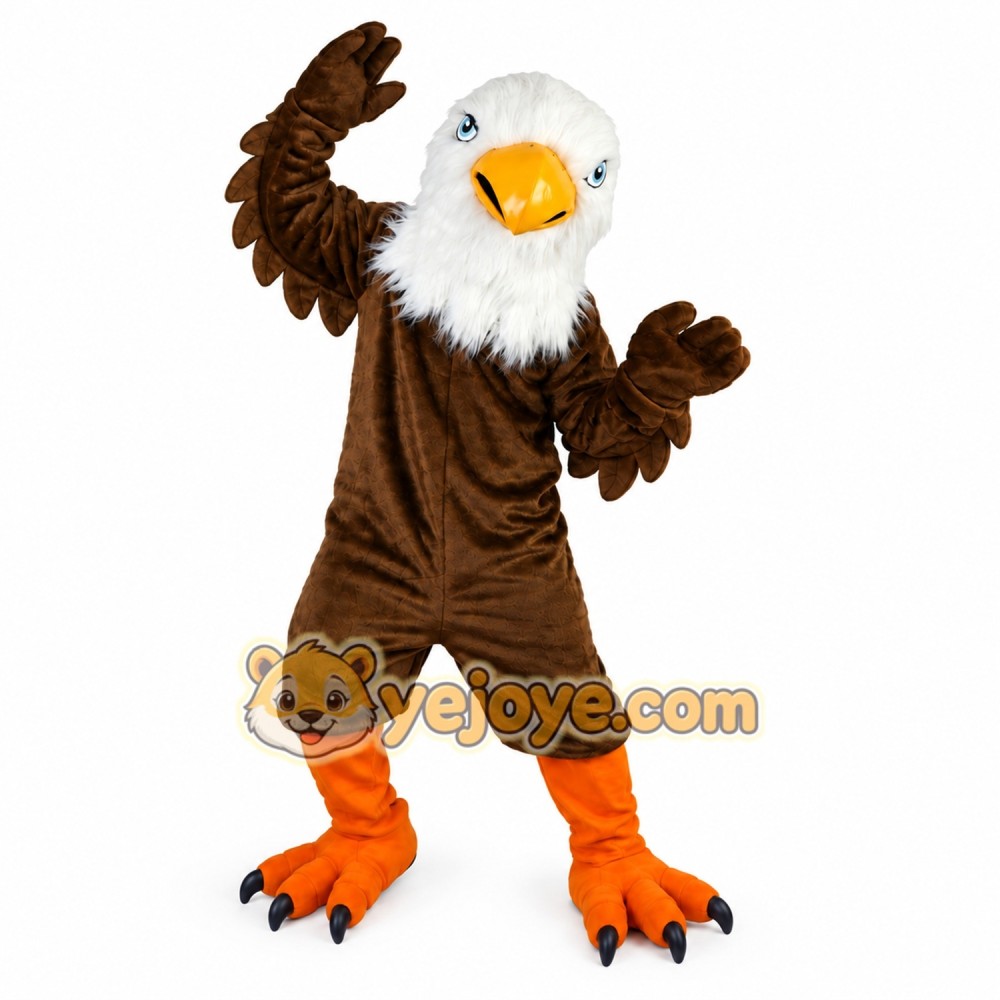 Brown Eagle Bird Mascot Costume Brown Eagle Bird Mascot Costume
