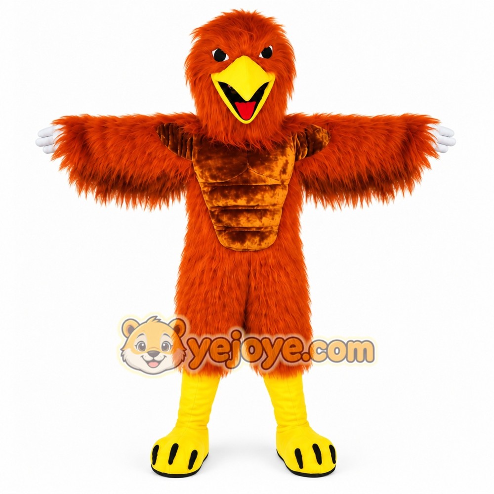 Brown Eagle Mascot Costume Brown Eagle Mascot Costume