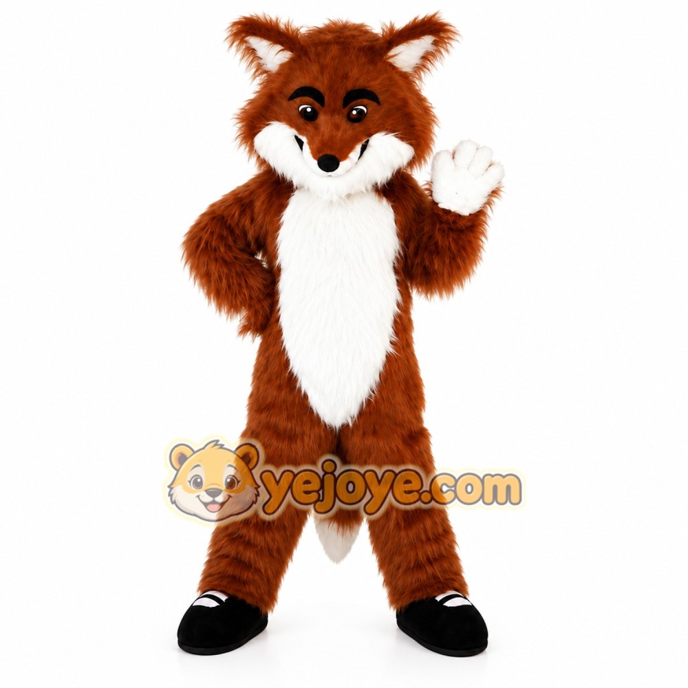 Brown Fox Mascot Costume Brown Fox Mascot Costume