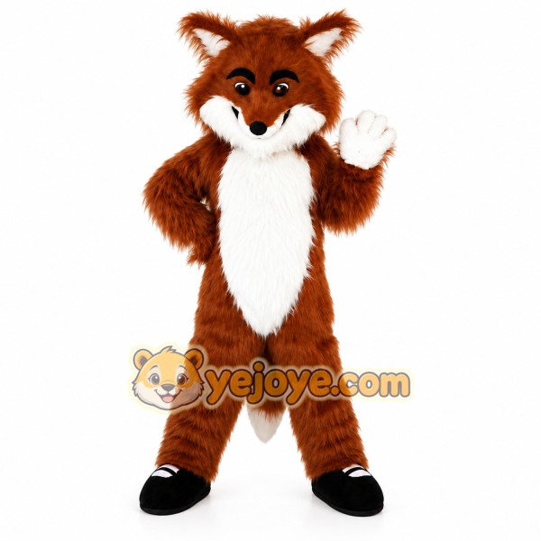 Brown Fox Mascot Costume